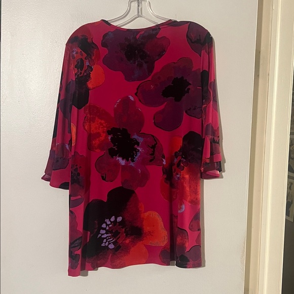 Clara Sun Woo scoop neck 3/4 sleeve top - Picture 5 of 7